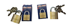 2 x Abus 55/30 Padlock Brass