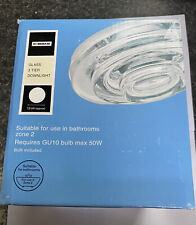 HOMEBASE Bathroom Glass 3 Tier