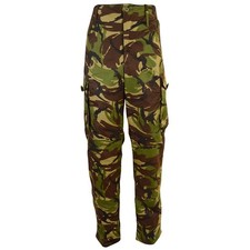 British Army Windproof Ripstop Trouser Woodland Camo Fast Drying Used Surplus