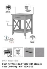 Bush Key West End Table with
