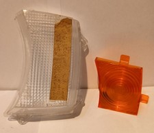 FORD CORTINA MK2 LOTUS 1600E ASTON DBS FRONT SIDE FLASHER LAMP LENS X 2 NOS ORIG