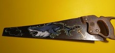 Hand Painted Saw Tattoo