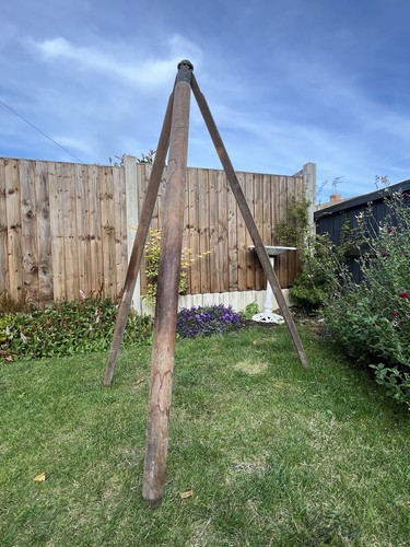 Vintage wooden theodolite - vintage,