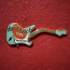 Hard Rock Cafe- Barcelona. Salvador Dali-Inspired “Melting” Neck Guitar Pin 
