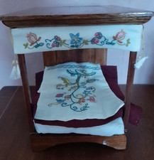 vintage four poster bed 12th scale dolls house