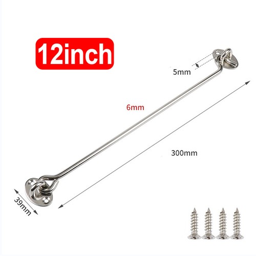 Cabin hook and eye latch - hook, lock