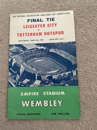 Cup final programme match - cup,