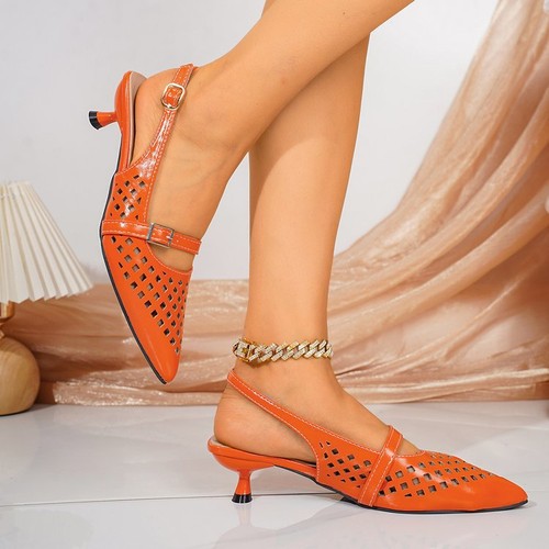 Women hollow cutout slingback - women,