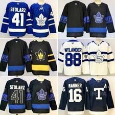 New Men's NHL Hockey Jersey Toronto Maple Leafs #41#88 Stolarz Nylander