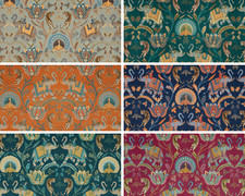 Sumatra Velvet, Curtain Upholstery, Fabric, Material, Available in 6 colours