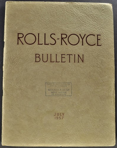 1957 rolls royce bulletin - 1957,