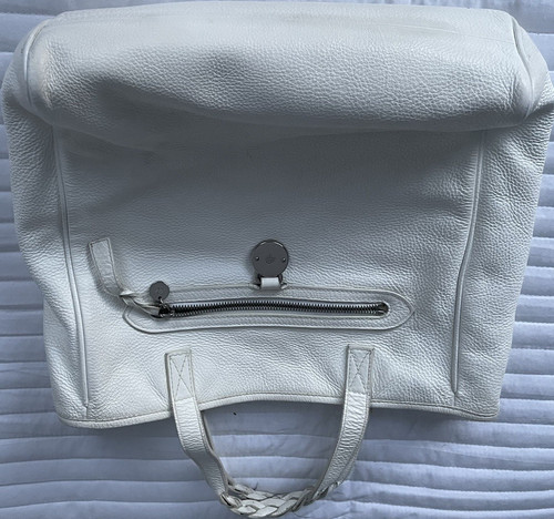 Mulberry white pebbled - pebbled, leather