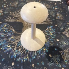 Wood Hat Wig Stand Display