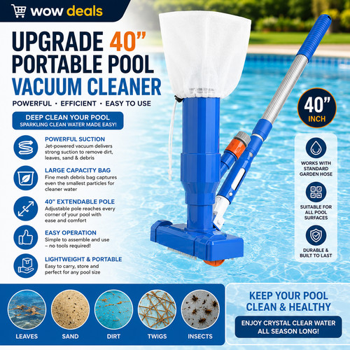 Upgrade vacuum pool - 40",