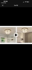 HOMCOM Crystal Chandelier