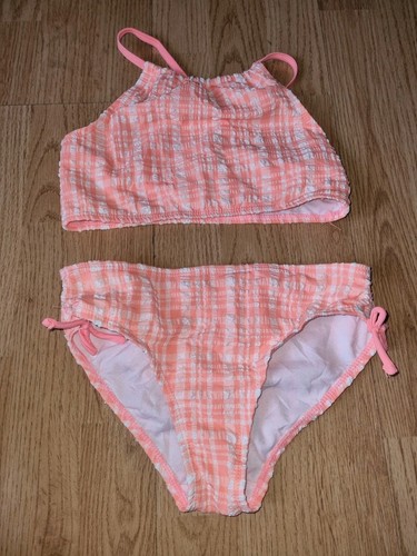 Gorgeous orange white check