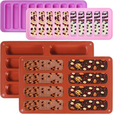 4PCS Silicone Granola Bars