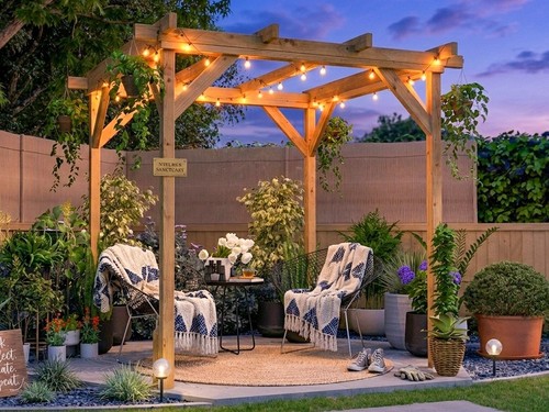 Wooden pergola kit - kit, 2m
