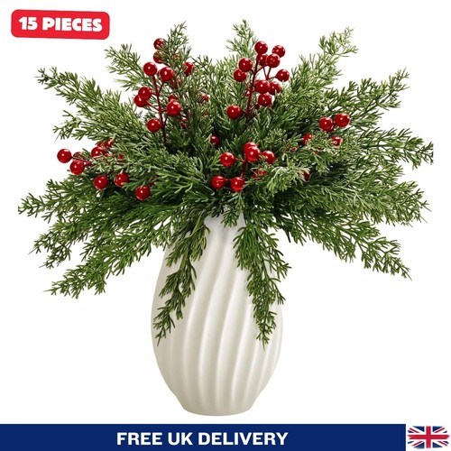 15pcs artificial pine branches - 15pcs,