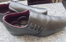 MEN'S,TEENAGER'S BLACK SHOES SIZE 6 IDEAL FOR WORK OR CASUAL,(CEDAR WOOD STATE) 