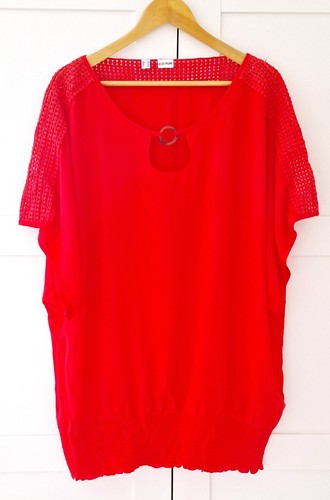 Ladies red lace - ladies,
