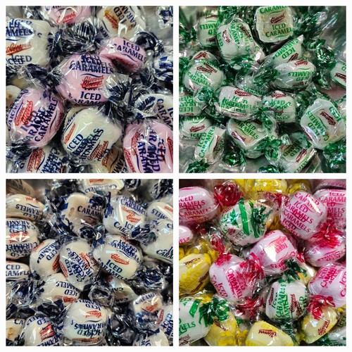 Iced caramels cleeves retro - caramels,