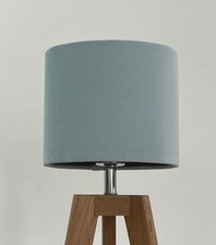 Lampshade Duck Egg Blue Velvet