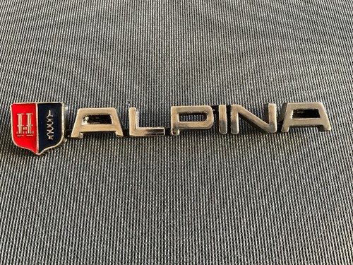 Vintage genuine bmw alpina - vintage,