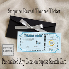 Personalised theatre scratch - personalised,