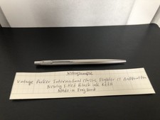 Vintage Parker International Classic Flighter CT Ballpoint Pen with New Refill
