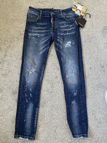 Dsquared2 men blue - paint, and
