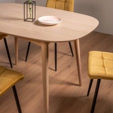 Johansen Scandi Oak 4 Seater