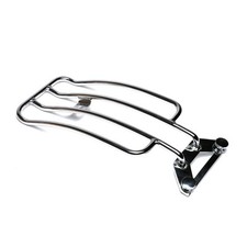 Chrome Solo Seat Luggage Rack