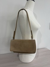 Authentic Prada Vintage Pony Hair Leather Shoulder Bag Beige Customised Clutch