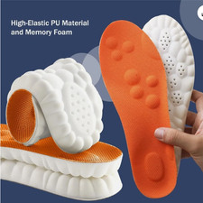 Steppers 4d Technology Insoles Back heel Pain Treatment of Plantar Fasciitis New