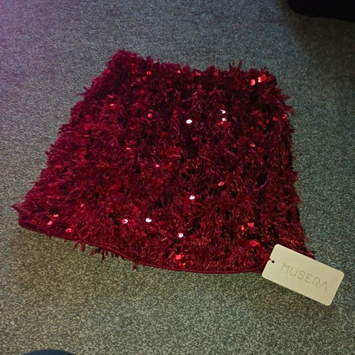 Musera burgundy sequin mini - burgundy,