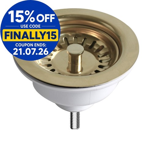 Kitchen sink round - round, basket