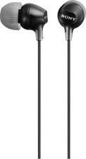 Sony MDR-EX15 In-Ear Headphones  with Microphone - Black  (A-)