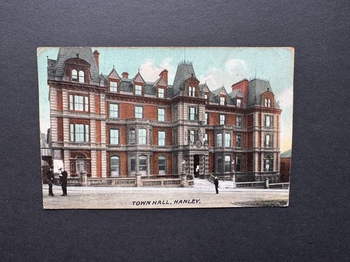 Vintage postcard town hall - postcard,