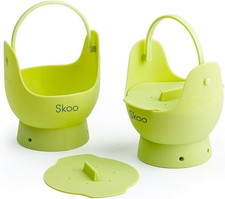 Skoo Egg Poacher w/Lids 2 Pack