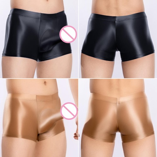 Men silky shiny boxer - men's,