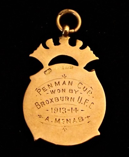 9ct gold scottish football - scottish,