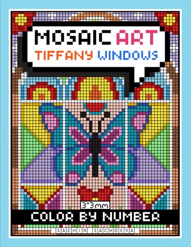 Mosaic art color number - mosaic,