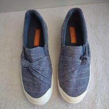 Rocket Dog Shoes Women's Size 9.5 Denim Blue Slip On Sneakers Espadrilles Casual