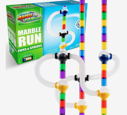 Marble run pipes spheres - pipes,
