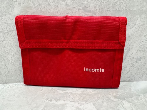 Lecomte red nylon wallet - lecomte, –