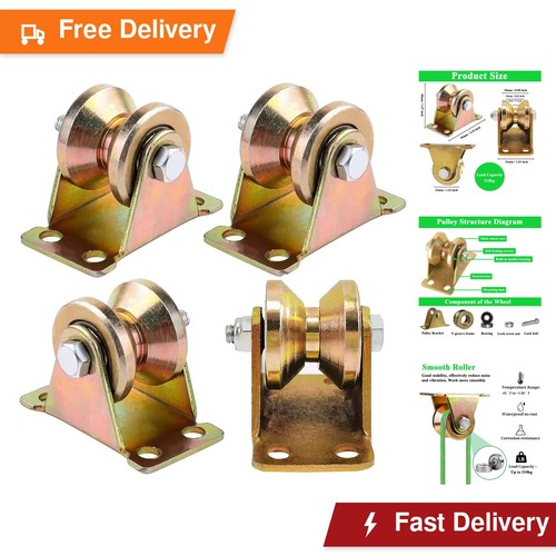 Pcs groove pulley - 4, wheels