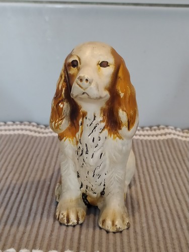 Vintage old ceramic cocker - vintage/old,