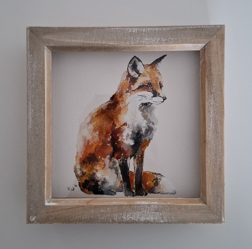 Fox original painting - fox,
