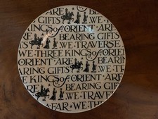 Emma Bridgewater THREE KINGS Christmas plates x 2 in box, 2016